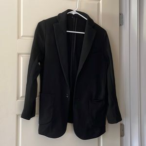 Dapper Boi black knit blazer XS